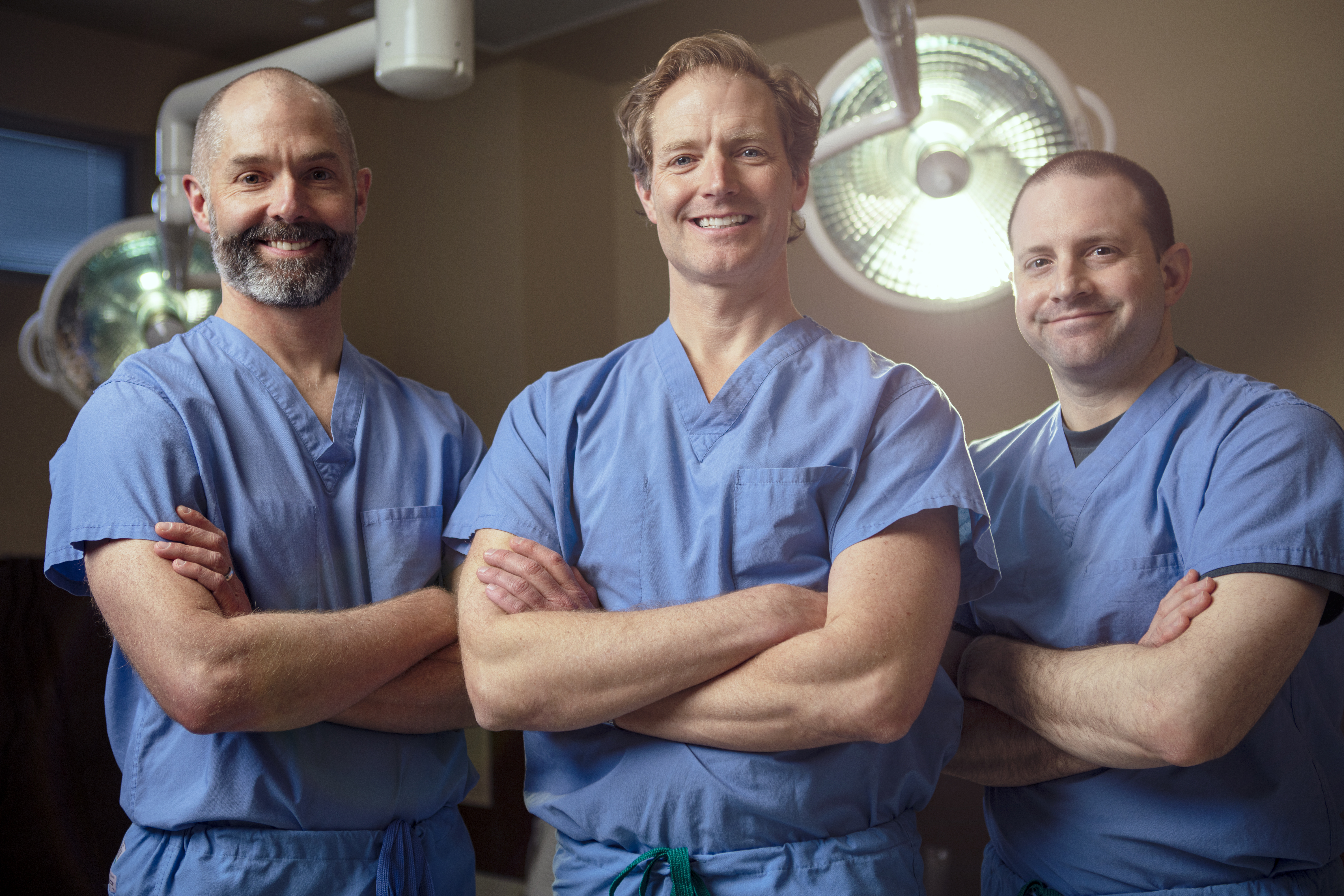 Tower Clock Eye Center surgeons Dr. Kurt Schwiesow, MD, Dr. Tyson Schwiesow, MD, Dr. Matthew Thompson, MD