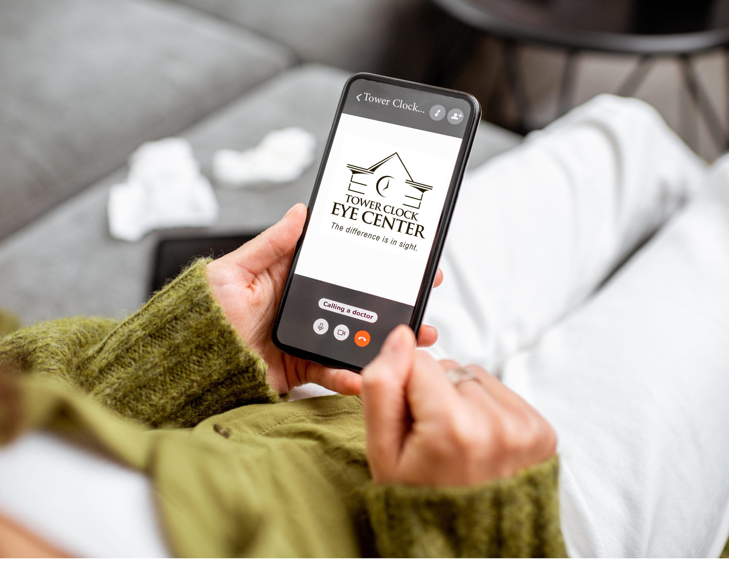 Tower Clock Eye Center is offering telemedicine services for