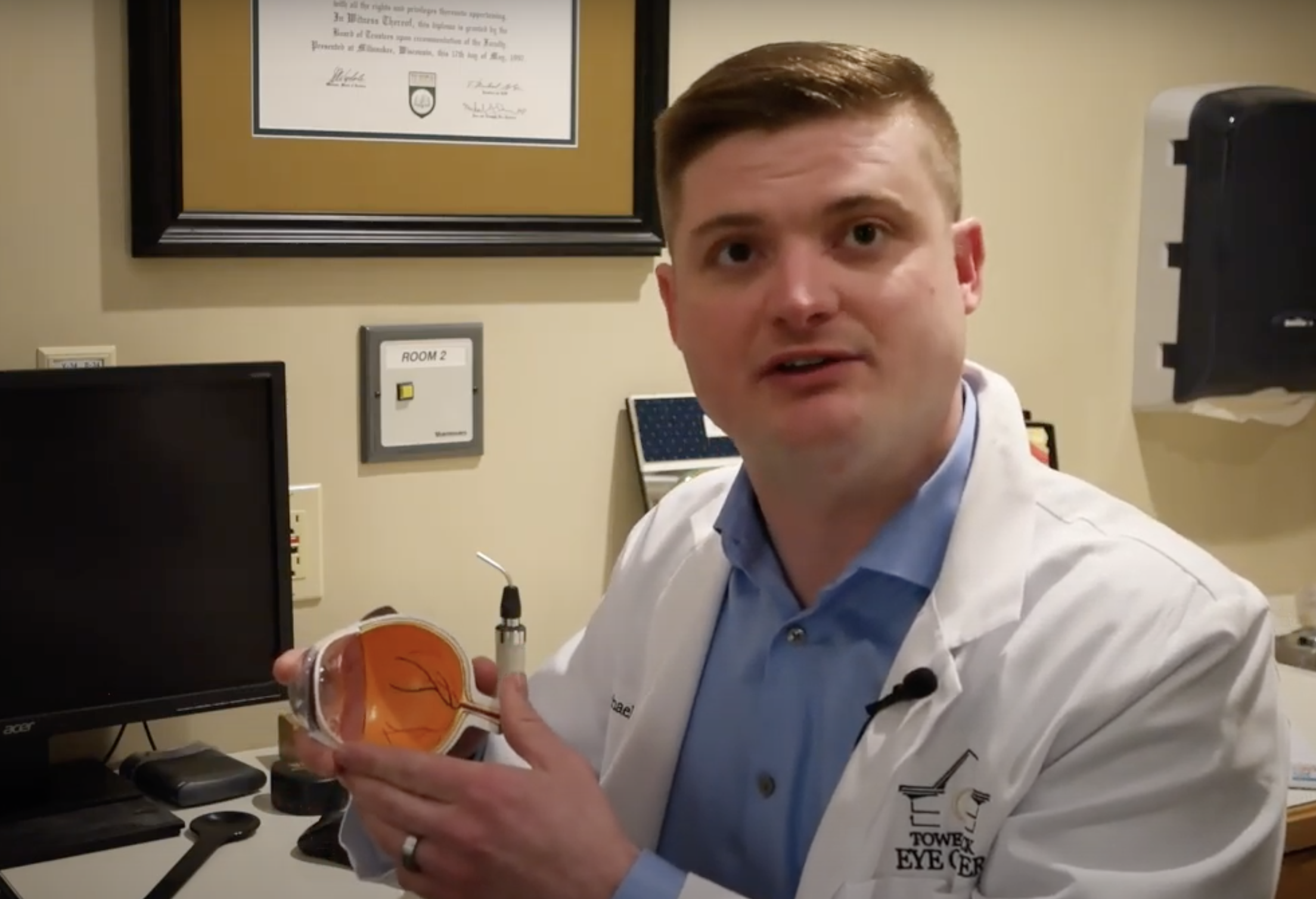 Tower Clock Eye Center optometrist Michael Servi, OD Tower Clock Eye
