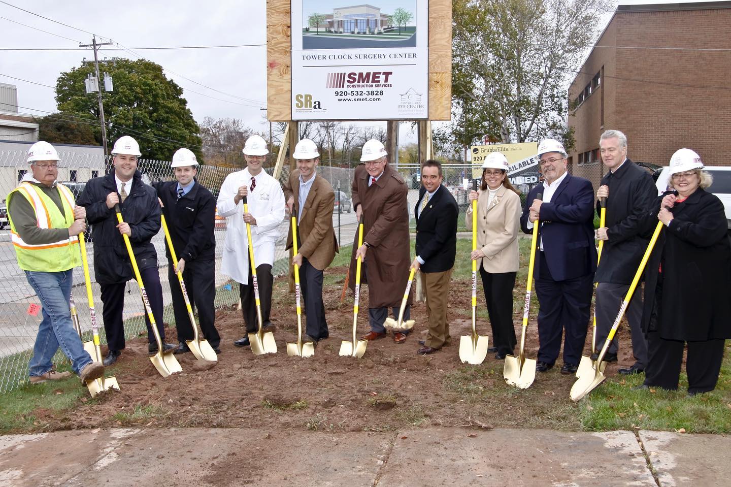 Breaking ground for Tower Clock Surgery Center