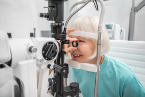 Slit lamp test at Tower Clock Eye Center