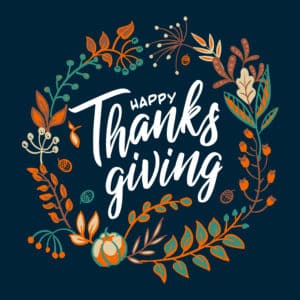 Happy Thanksgiving from Tower Clock Eye Center!